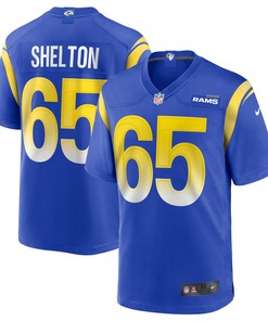 Coleman Shelton Los Angeles Rams Game Jersey - Royal Nfl