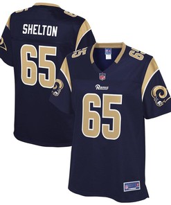 Coleman Shelton Los Angeles Rams Nfl Pro Line Womens Player Jersey - Navy