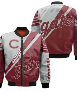 Colgate Raiders Logo Bomber Jacket Cross Style - NCAA