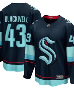 Colin Blackwell Seattle Kraken Fanatics Branded Home Breakaway Player Jersey - Deep Sea Blue Nhl