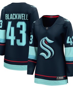 Colin Blackwell Seattle Kraken Fanatics Branded Womens Home Breakaway Player Jersey - Deep Sea Blue Nhl