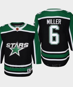 Colin Miller 6 Dallas Stars 2022 Special Edition 2.0 Retro Youth Jersey Black