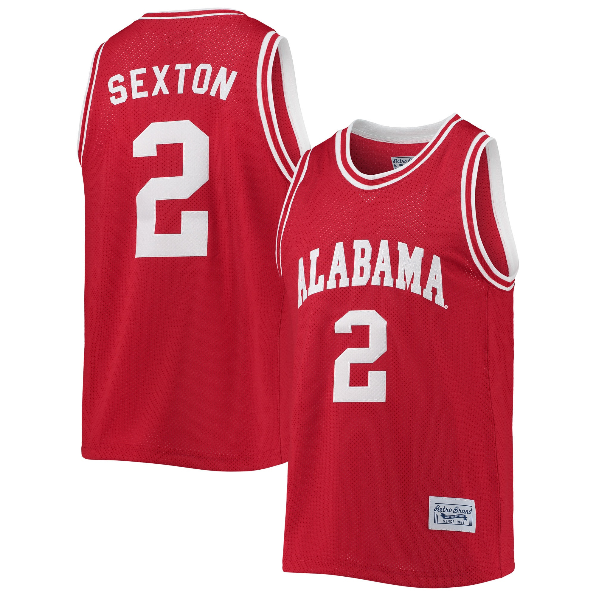 Collin Sexton Alabama Crimson Tide Original Retro Brand Commemorative Classic Basketball Jersey - Crimson Ncaa