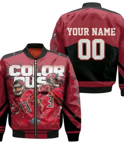 Color Us Tampa Bay Buccaneers Nfc South Division Champions Super Bowl 2021 Personalized Bomber Jacket Model 1456