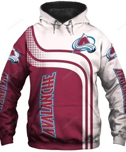Colorado Avalanche 3D Hoodie Zip Hoodie 05