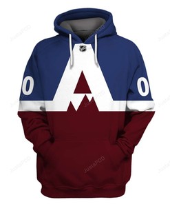 Colorado Avalanche 3D Hoodie Zip Hoodie 06