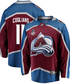 Colorado Avalanche Andrew Cogliano 11 Home 2022 Stanley Cup Final Breakaway Men Jersey - Burgundy