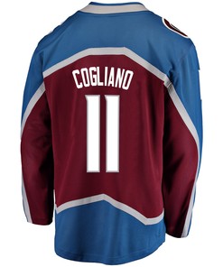 Colorado Avalanche Andrew Cogliano 11 Home 2022 Stanley Cup Playoffs Breakaway Men Jersey - Burgundy