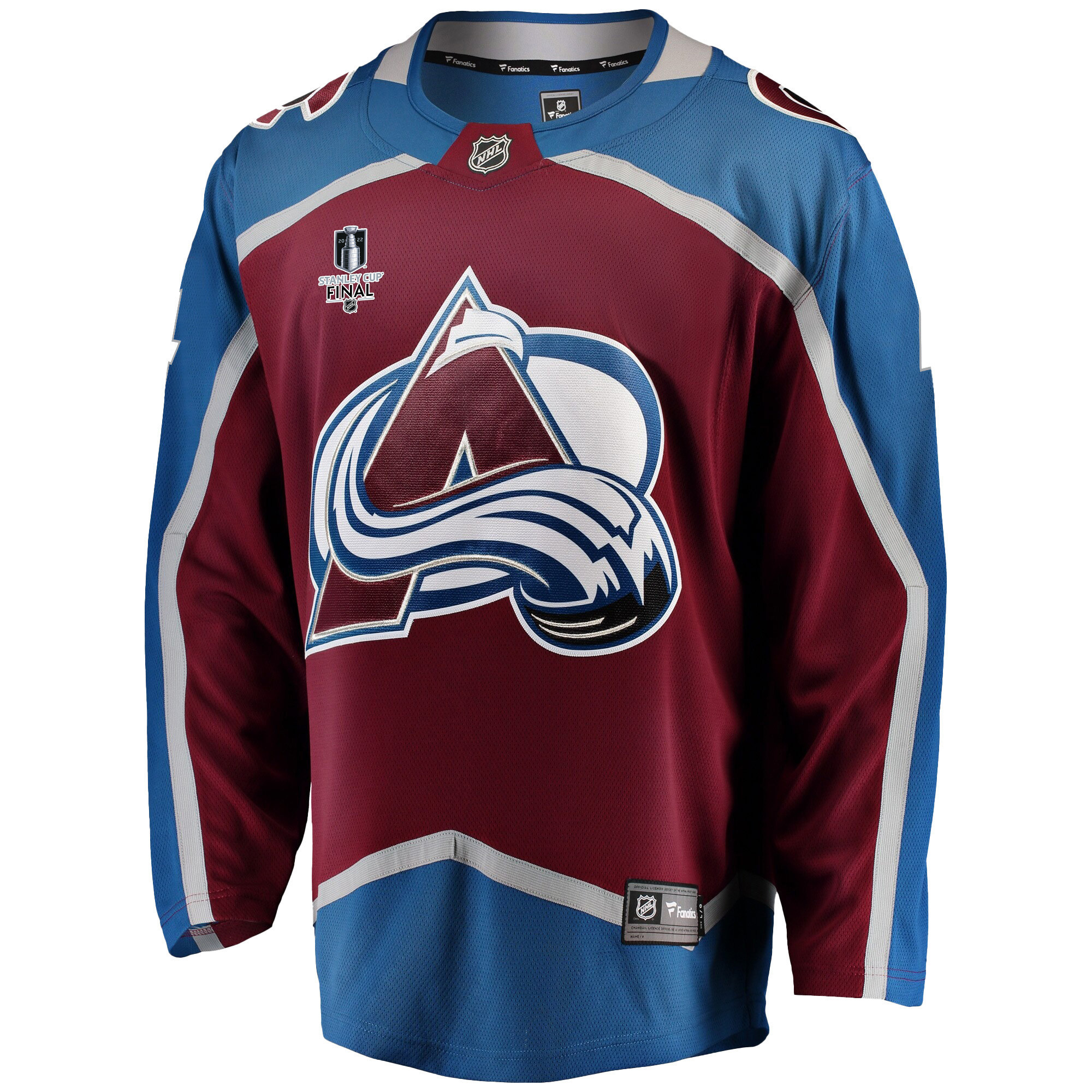 Colorado Avalanche Bowen Byram 4 Home 2022 Stanley Cup Final Breakaway Men Jersey - Burgundy