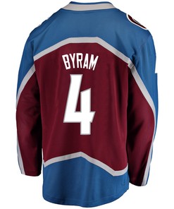 Colorado Avalanche Bowen Byram 4 Home 2022 Stanley Cup Playoffs Breakaway Men Jersey - Burgundy