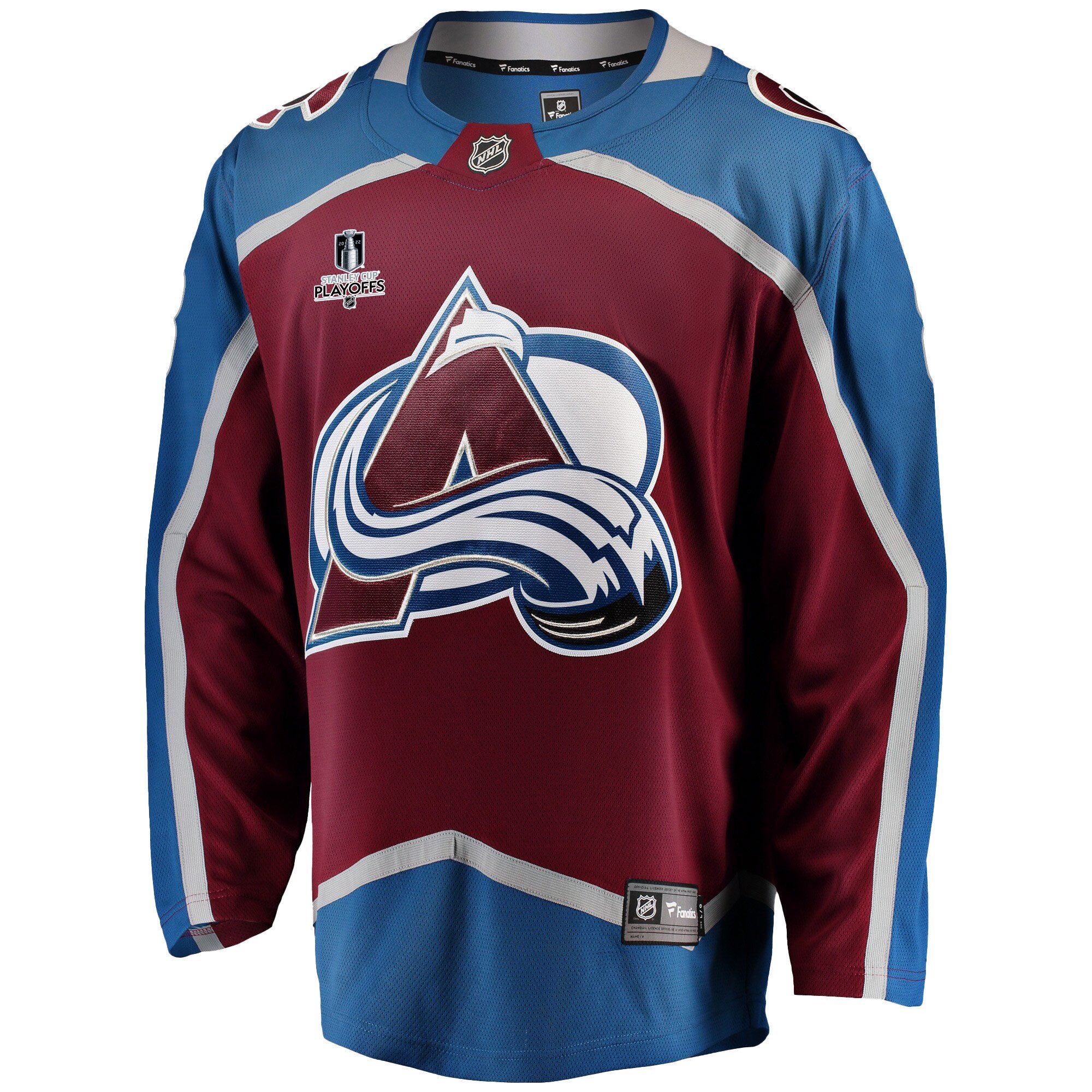 Colorado Avalanche Cale Makar 8 Home 2022 Stanley Cup Playoffs Breakaway Men Jersey - Burgundy