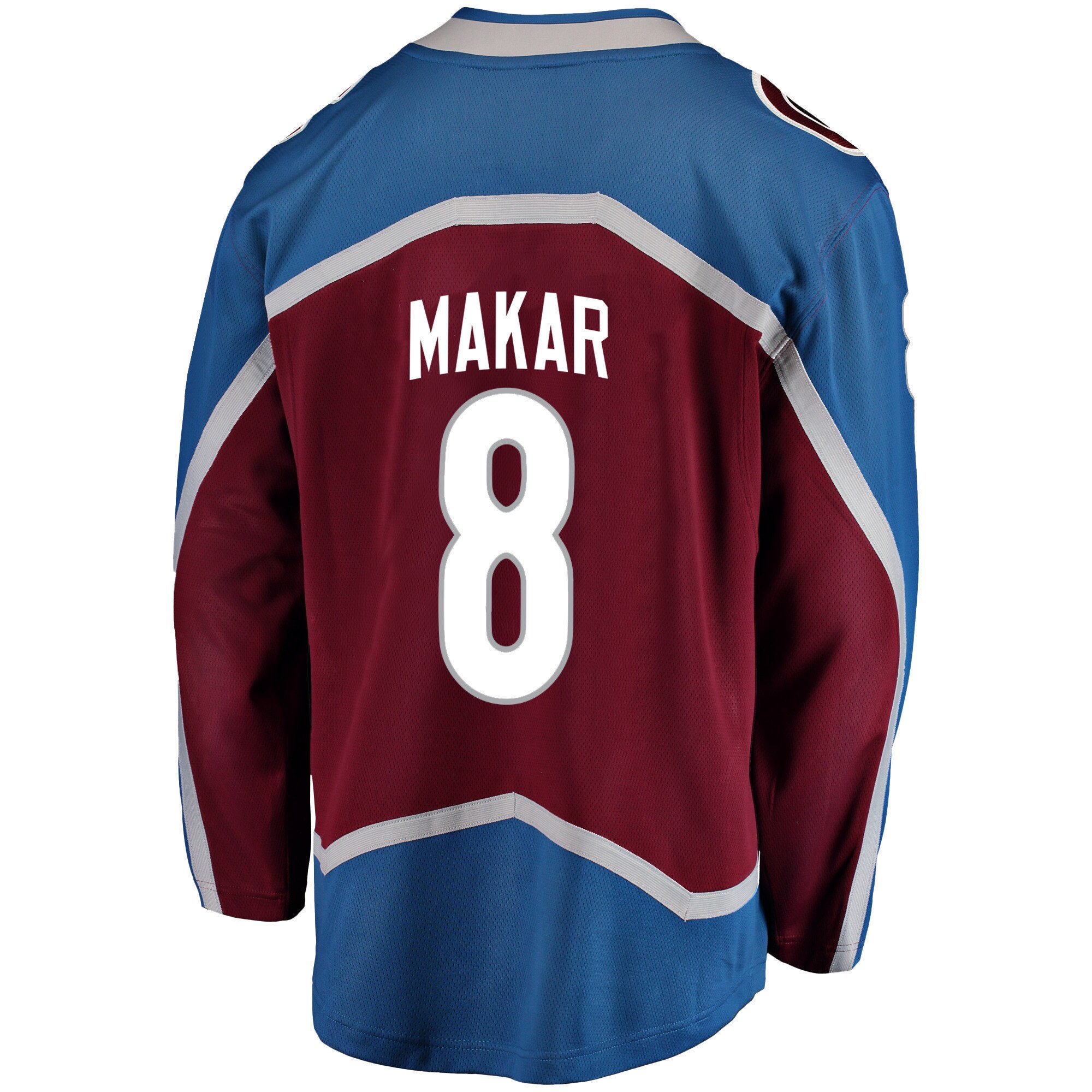 Colorado Avalanche Cale Makar 8 Home 2022 Stanley Cup Playoffs Breakaway Men Jersey - Burgundy