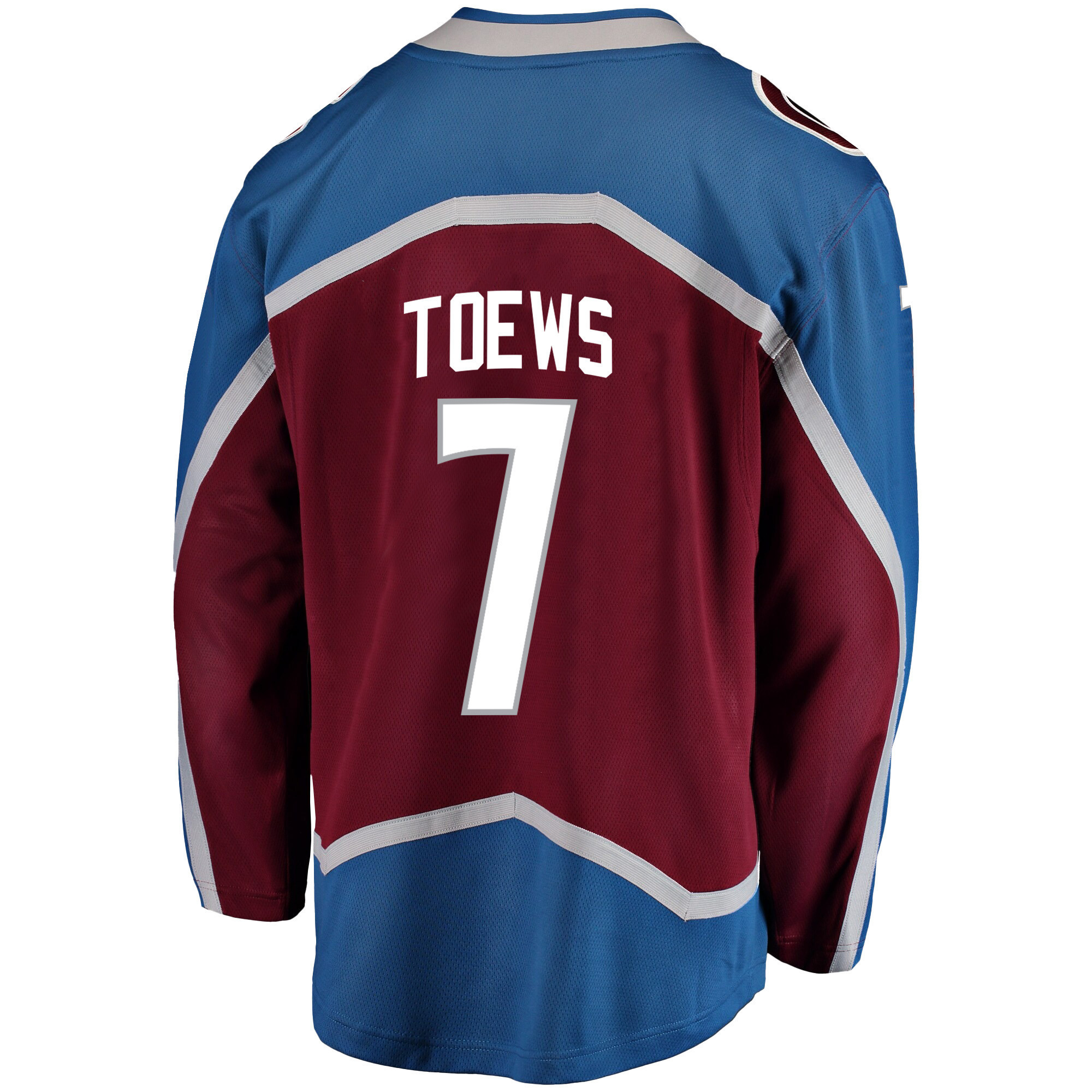 Colorado Avalanche Devon Toews 7 Home 2022 Stanley Cup Champions Breakaway Men Jersey - Burgundy