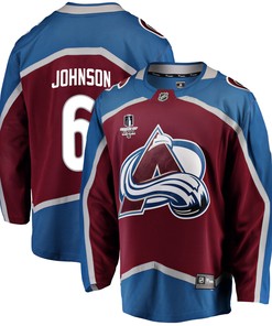 Colorado Avalanche Erik Johnson 6 Home 2022 Stanley Cup Final Breakaway Men Jersey - Burgundy