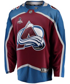 Colorado Avalanche Erik Johnson 6 Home 2022 Stanley Cup Playoffs Breakaway Men Jersey - Burgundy