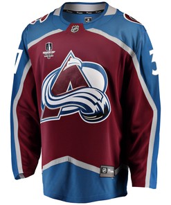 Colorado Avalanche J. T. Compher 37 Home 2022 Stanley Cup Final Breakaway Men Jersey - Burgundy