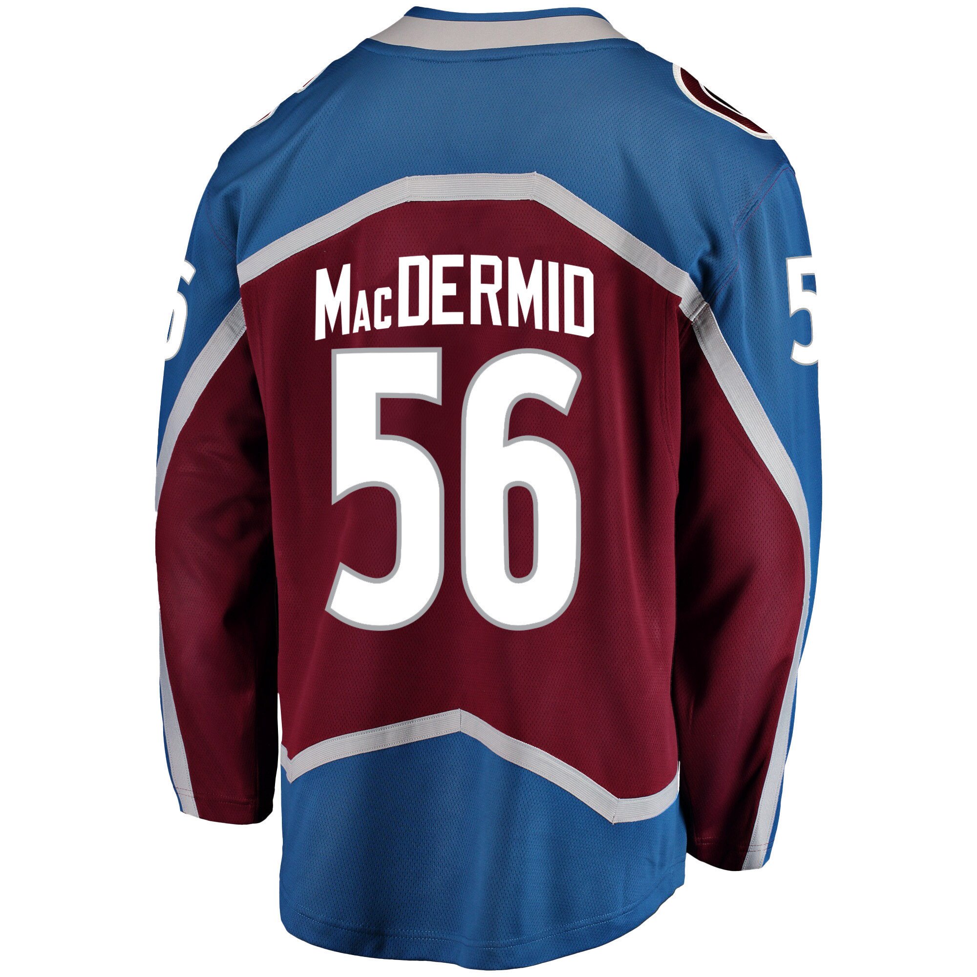 Colorado Avalanche Kurtis MacDermid 56 Home 2022 Stanley Cup Playoffs Breakaway Men Jersey - Burgundy
