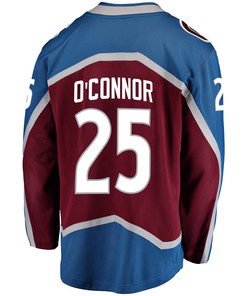 Colorado Avalanche Logan O'Connor 25 Home 2022 Stanley Cup Playoffs Breakaway Men Jersey - Burgundy