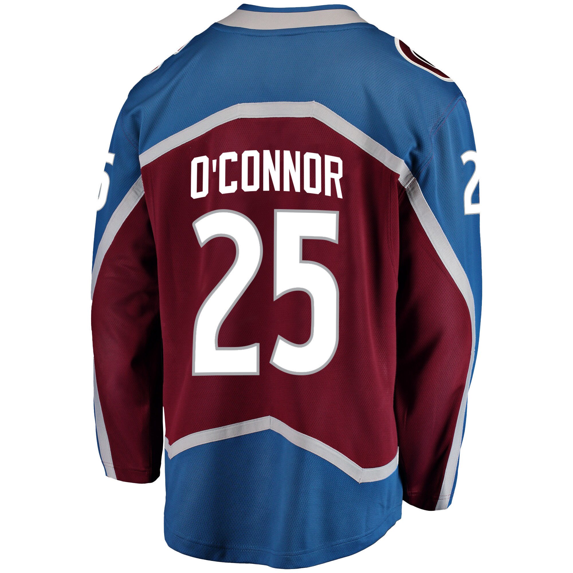Colorado Avalanche Logan O'Connor 25 Home 2022 Stanley Cup Playoffs Breakaway Men Jersey - Burgundy