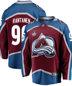 Colorado Avalanche Mikko Rantanen 96 Home 2022 Stanley Cup Final Breakaway Men Jersey - Burgundy