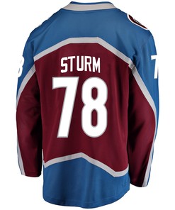 Colorado Avalanche Nico Sturm 78 Home 2022 Stanley Cup Champions Breakaway Men Jersey - Burgundy