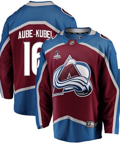 Colorado Avalanche Nicolas Aube-Kubel 16 Home 2022 Stanley Cup Playoffs Breakaway Men Jersey - Burgundy
