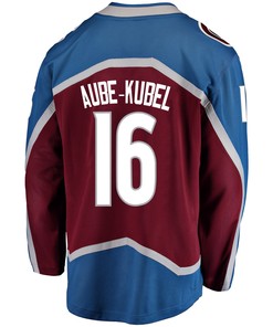 Colorado Avalanche Nicolas Aube-Kubel 16 Home 2022 Stanley Cup Playoffs Breakaway Men Jersey - Burgundy