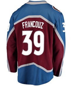 Colorado Avalanche Pavel Francouz 39 Home 2022 Stanley Cup Playoffs Breakaway Men Jersey - Burgundy