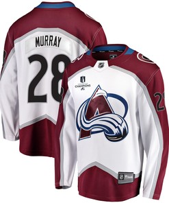 Colorado Avalanche Ryan Murray 28 Away 2022 Stanley Cup Champions Breakaway Men Jersey - White