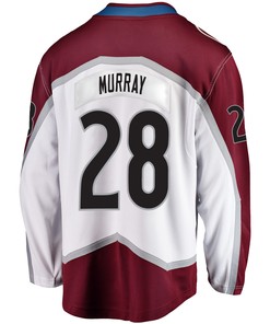 Colorado Avalanche Ryan Murray 28 Away 2022 Stanley Cup Playoffs Breakaway Men Jersey - White