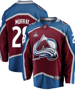 Colorado Avalanche Ryan Murray 28 Home 2022 Stanley Cup Playoffs Breakaway Men Jersey - Burgundy