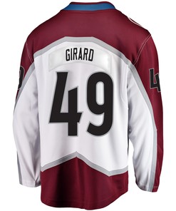 Colorado Avalanche Sam Girard 49 Away 2022 Stanley Cup Champions Breakaway Men Jersey - White