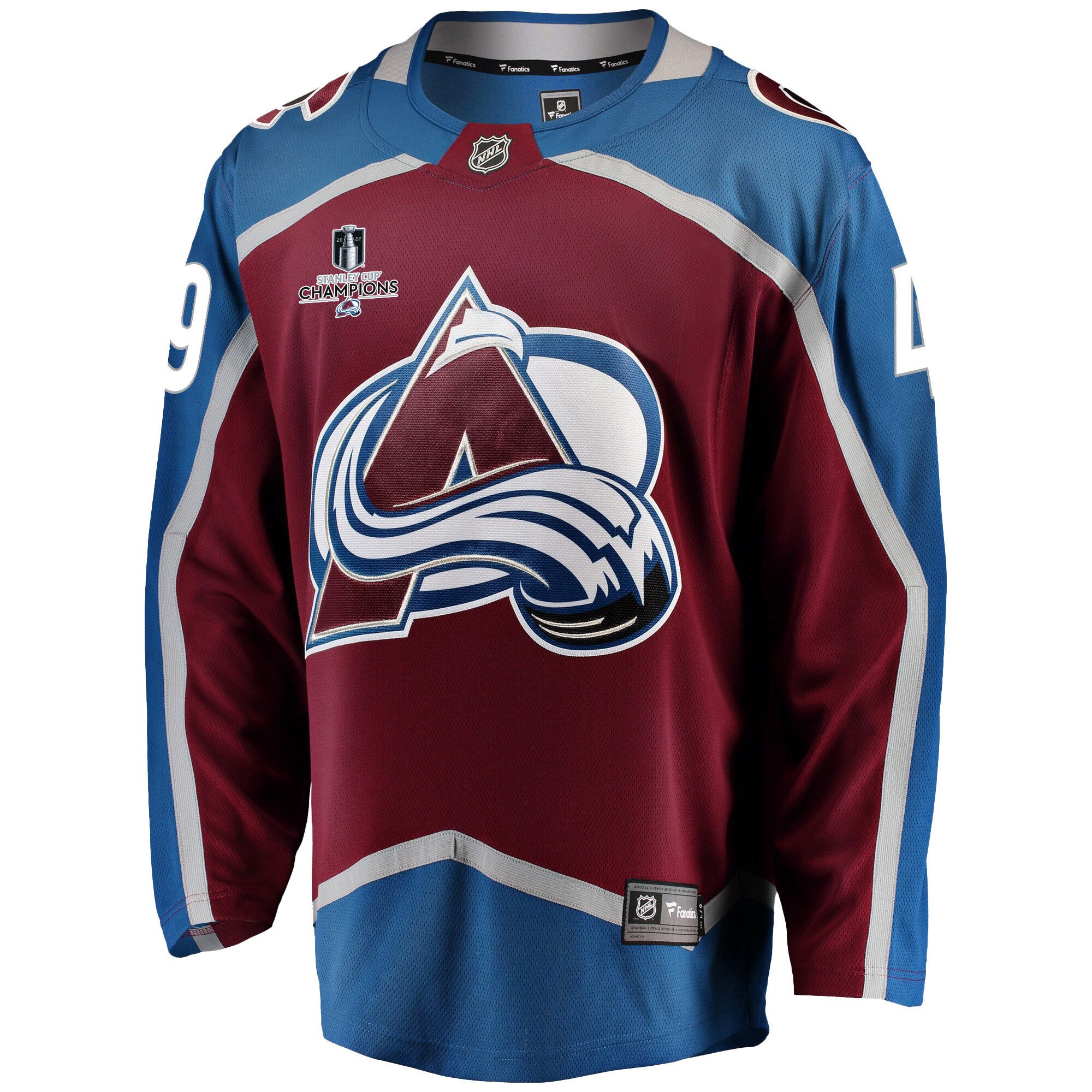 Colorado Avalanche Sam Girard 49 Home 2022 Stanley Cup Champions Breakaway Men Jersey - Burgundy