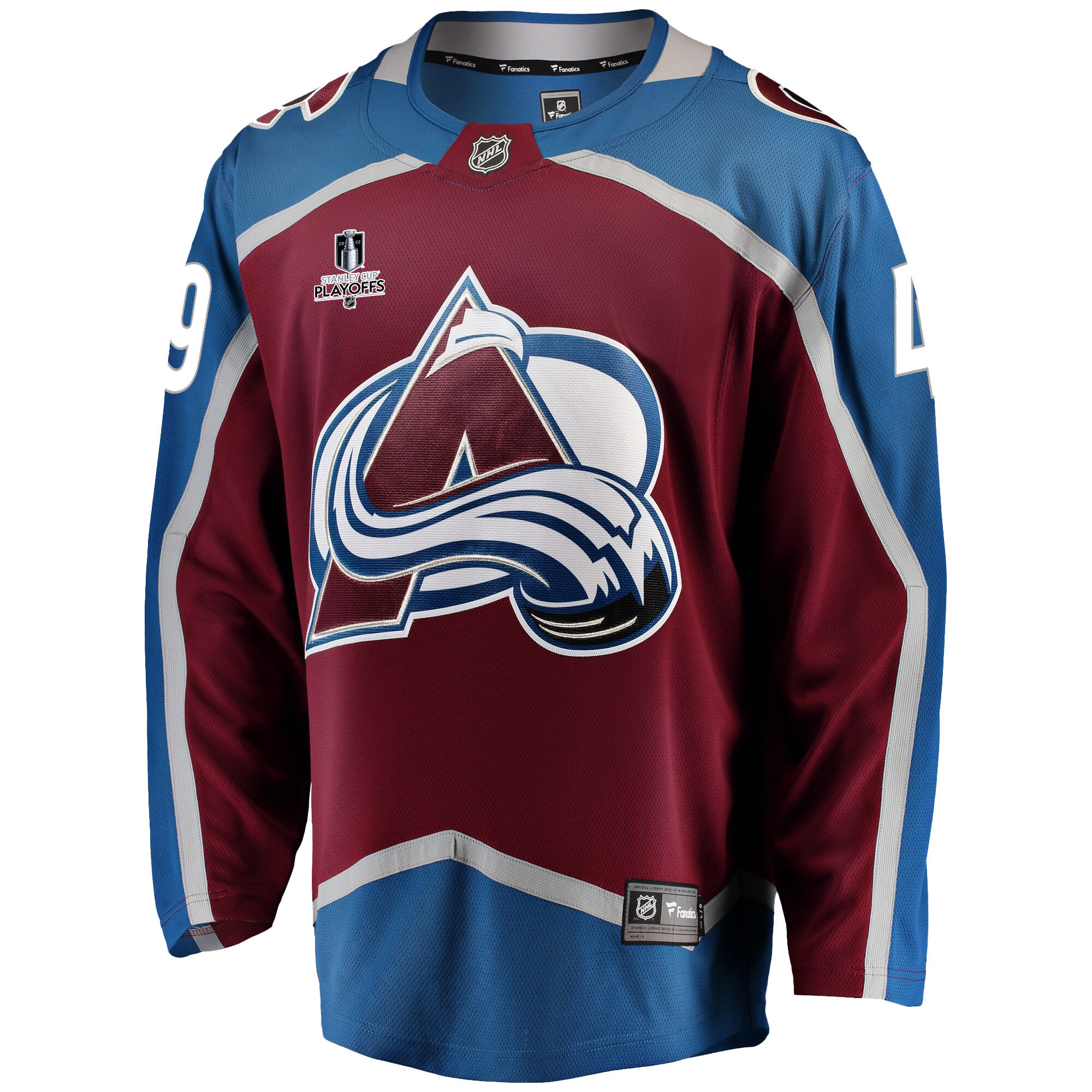 Colorado Avalanche Sam Girard 49 Home 2022 Stanley Cup Playoffs Breakaway Men Jersey - Burgundy