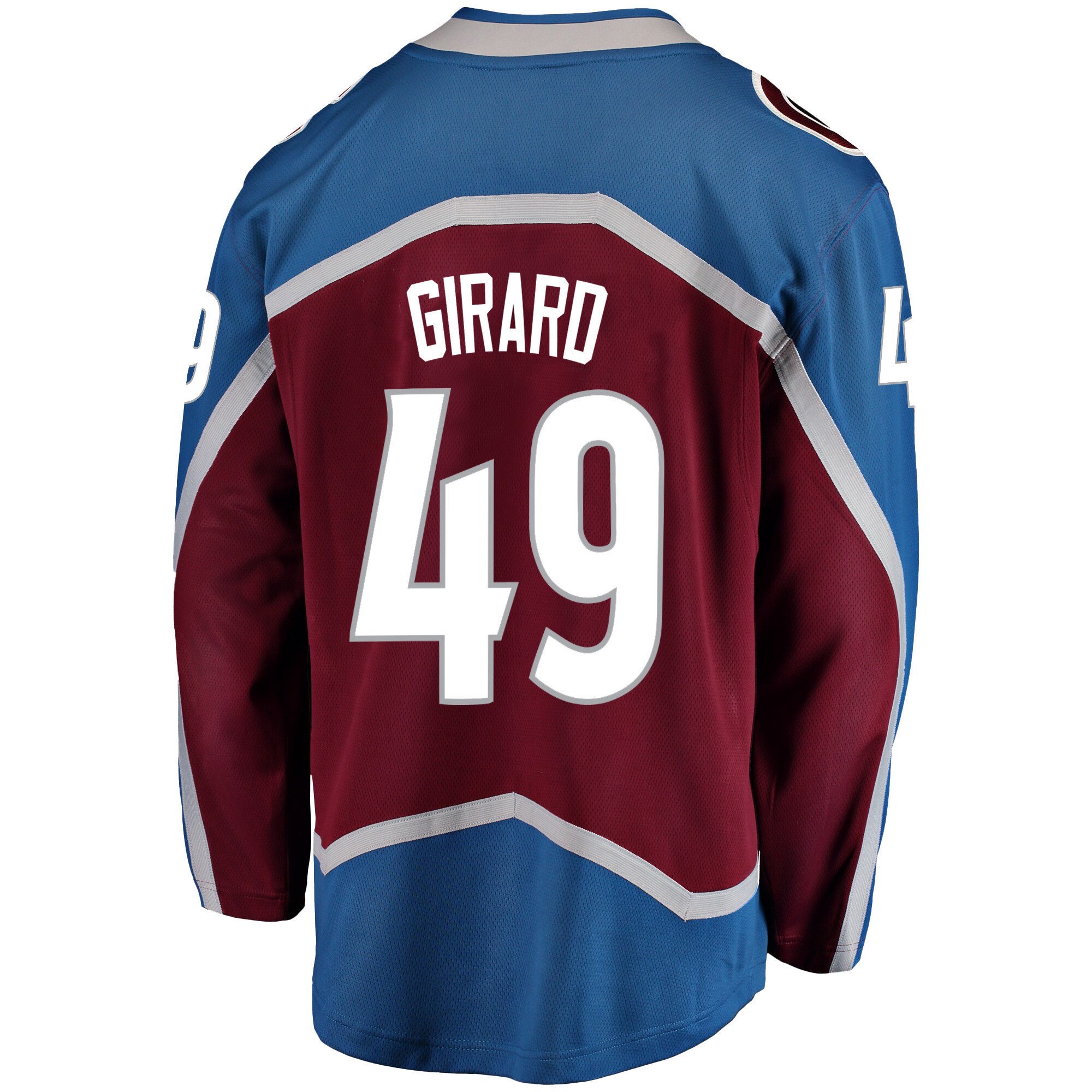 Colorado Avalanche Sam Girard 49 Home 2022 Stanley Cup Playoffs Breakaway Men Jersey - Burgundy