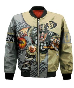 Colorado Buffaloes Bomber Jacket Football Go On - NCAA