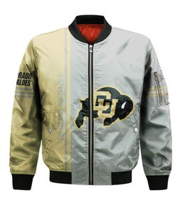 Colorado Buffaloes Bomber Jacket Half Style - NCAA