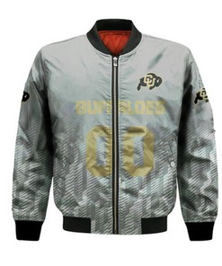 Colorado Buffaloes Bomber Jacket Logo Sport Ombre  - NCAA