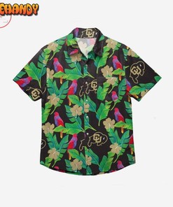 Colorado Buffaloes Floral Hawaiian Shirt