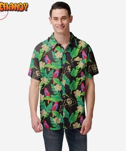Colorado Buffaloes Floral Hawaiian Shirt