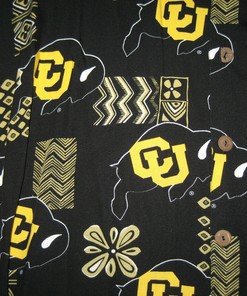 Colorado Buffaloes Hawaiian Shirt Classic 'Cu Buffs' Logo
