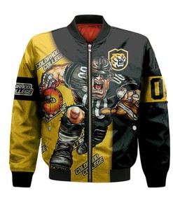 Colorado College Tigers Bomber Jacket Football Go On - NCAA