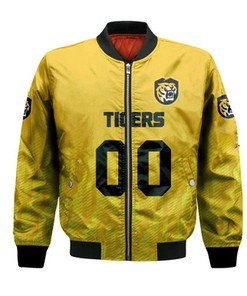 Colorado College Tigers Bomber Jacket Logo Sport Ombre  - NCAA