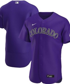 Colorado Rockies 2020 Mlb Personalized Custom Purple Custom Jersey