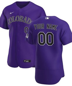 Colorado Rockies 2020 Mlb Personalized Custom Purple Jersey