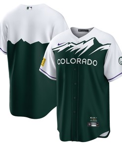 Colorado Rockies 2022 City Connect Replica Team Jersey - Green Mlb
