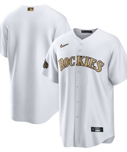 Colorado Rockies 2022 Mlb All-star Game Replica Blank Jersey - White Mlb