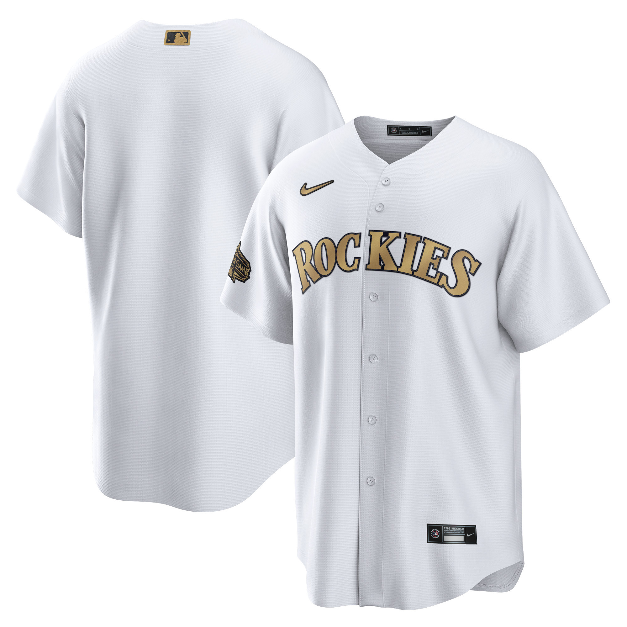 Colorado Rockies 2022 Mlb All-star Game Replica Blank Jersey - White Mlb