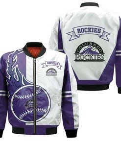 Colorado Rockies 3D Bomber Jacket Model 1468