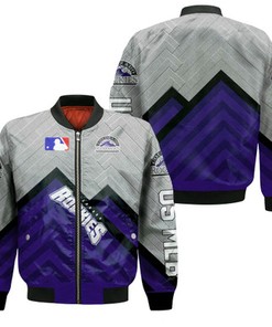Colorado Rockies 3D Jersey Bomber Jacket